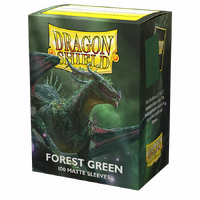 Sleeves - Dragon Shield - Box 100 - Forest Green MATTE - AT11056