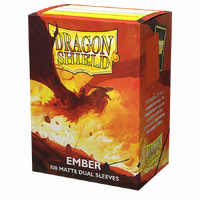 Sleeves - Dragon Shield - Box 100 - Standard Size Dual Matte Ember - AT15054