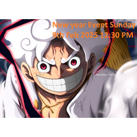 ONE PIECE CARD GAME 2025 NEW YEAR EVENT Sunday 9th Of February 2025 12:30 PM Start