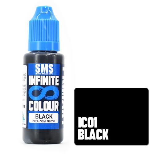 Infinite Colour BLACK 20ml IC01