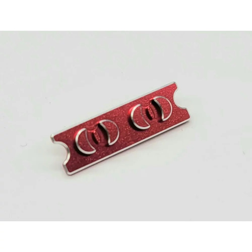 ALUMINUM 6061 FRONT SPRING PLATE HOLDER XP-M03-SP (Red)