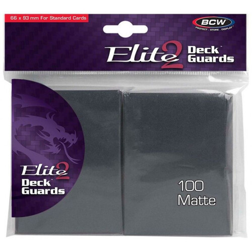BCW Deck Protectors Standard Elite2 Matte Cool Grey 100