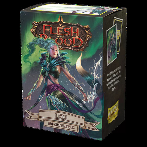 Sleeves - Dragon Shield - Box 100 - Matte Art - Flesh and Blood Lexi AT16041