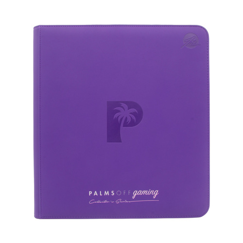 Collector's Series 12 Pocket Zip Trading Card Binder - PURPLE ZB-12-PUR