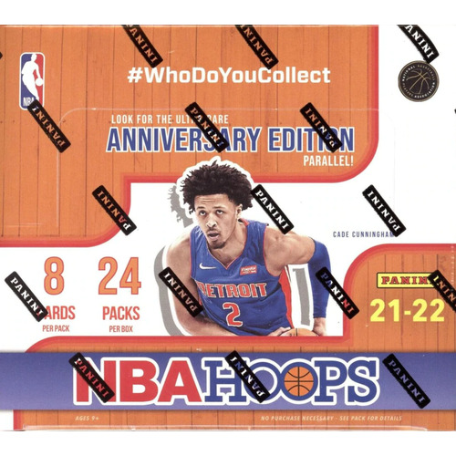 2021-22 Hoops Basketball (Retail) Booster Box