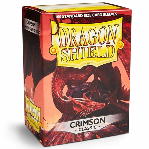 Sleeves - Dragon Shield - Box 100 - Crimson AT10021