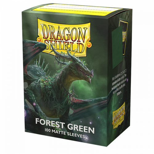 Sleeves - Dragon Shield - Box 100 - Forest Green MATTE - AT11056