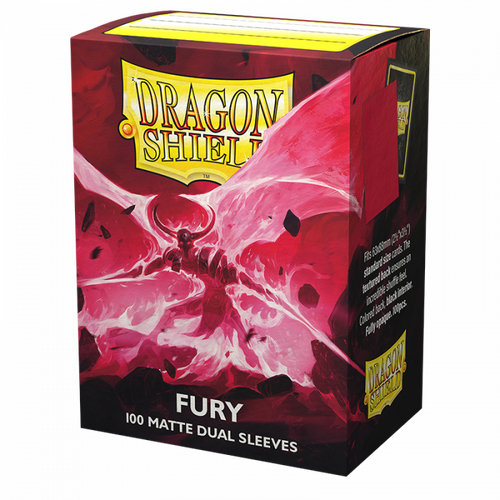 Sleeves - Dragon Shield - Box 100 - Standard Size Dual Matte Fury - AT15055