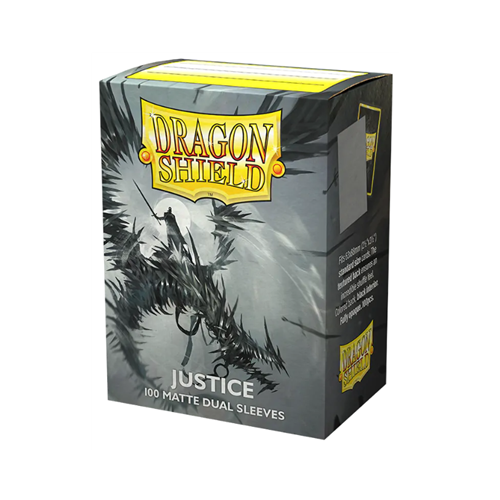 Sleeves - Dragon Shield - Box 100 - Standard Size Dual Matte Justice - AT15061