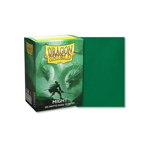 Sleeves - Dragon Shield - Box 100 - Standard Size Dual Matte Might - AT15058