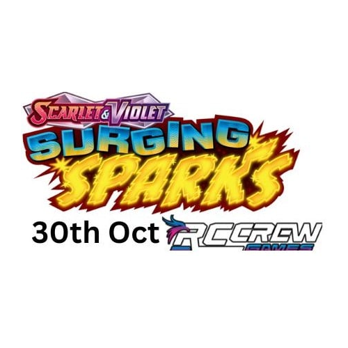 Pokemon TCG Surging Sparks Pre Release 30th Of October 2024 11:00 AM