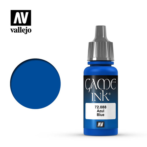 AV72088 - Vallejo Game Ink Colour Blue Ink 17 ml