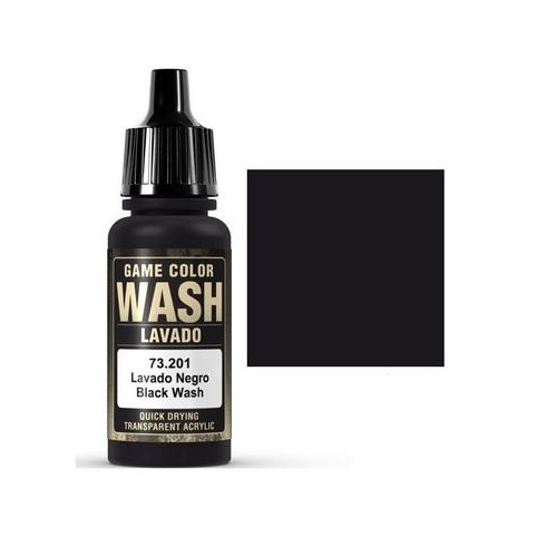 AV73201 - Vallejo Black Wash 17 ml