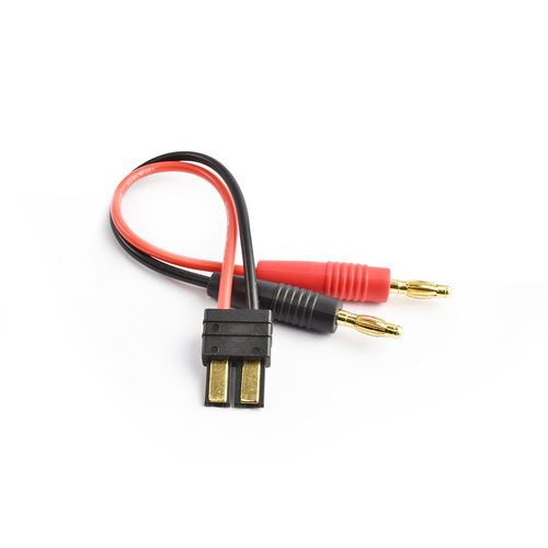 TRC-4009 Male Traxxas Compatible plug to 4.0mm connector charging cable 16AWG 15cm silicone wire