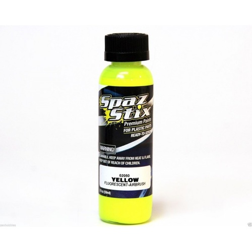 Yellow Fluorescent Airbrush Paint 2oz SZX02050